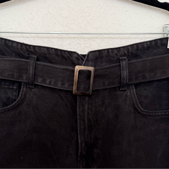 Cynthia Belted High Rise Straight Jeans - Picture 4 of 8